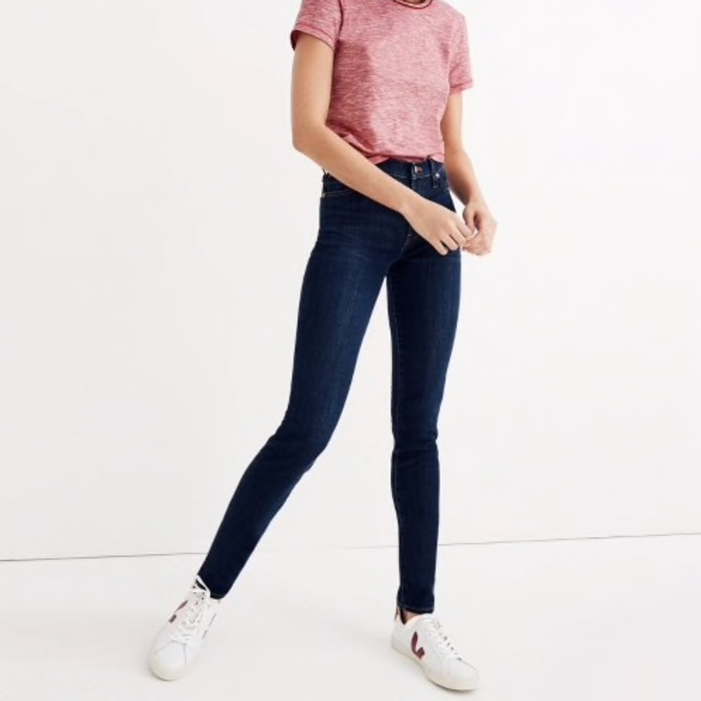Madewell 9” High-Rise Skinny Jeans Tall Larkspur